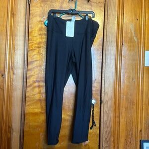 Black cold weather leggings